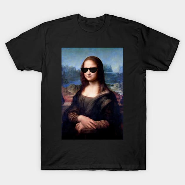 Cool Mona Lisa T-Shirt by SandraKC